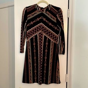 NWT Free People, Black Comb dress!  STUNNING 🤩